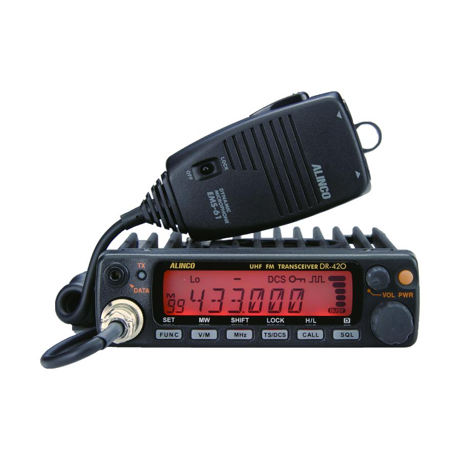 アマチュア無線 DR-420HX アルインコ モノバンド430MHz FM 50W モービルトランシーバー | ALINCO | 01