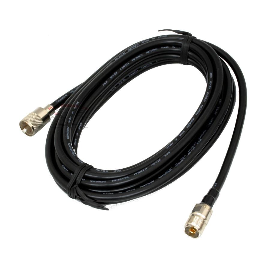 5D5MJ ダイヤモンド 中継・延長ケーブル 5D2V（5m） 接栓:MP-MJ | 第一電波工業 | 01