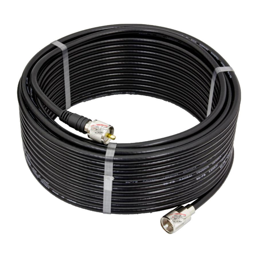 5DF20MB ダイヤモンド 固定局用低損失同軸ケーブルセット(5D-FB) 全長20m MP-MP(脱着式)コネクター付き | 第一電波工業 | 01