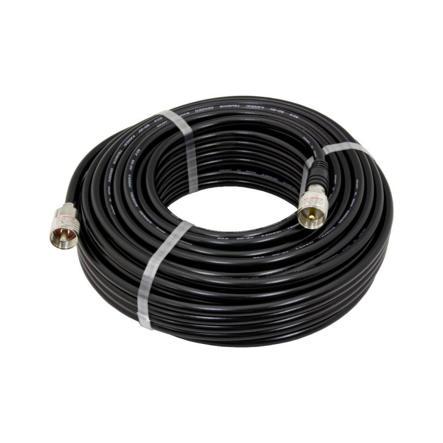 5D25MB ダイヤモンド 固定局用同軸ケーブルセット(5D-2V) 全長25m MP-MP(脱着式)コネクター付き | 第一電波工業 | 01