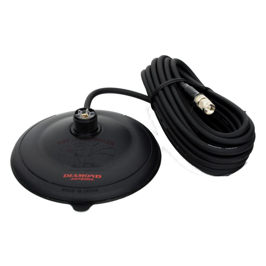 K707S ダイヤモンド 薄型強力吸盤マグネットベース ケーブル付き | 第一電波工業 | 01