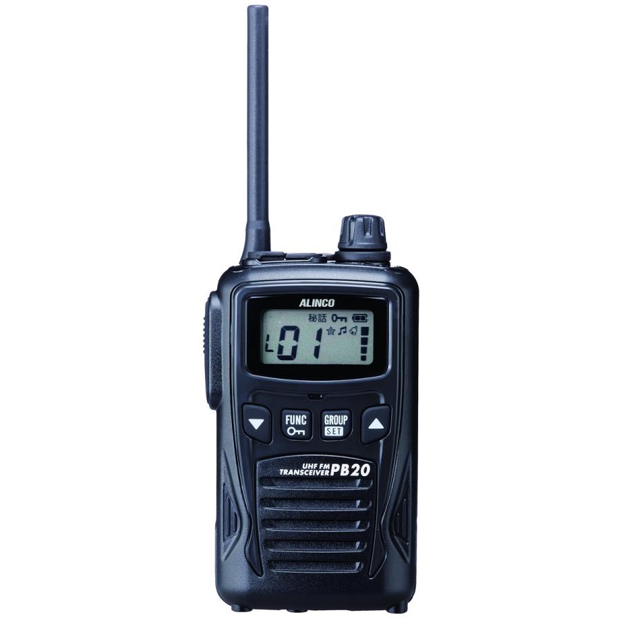 トランシーバー DJ-PB20B ブラック アルインコ 特定小電力トランシーバー | ALINCO | 01