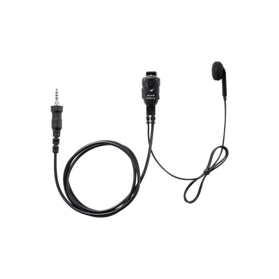 SSM-59BSA スタンダードホライゾン 小型タイピンマイク＆イヤホン（オープンエアー型） | 八重洲無線 | 01