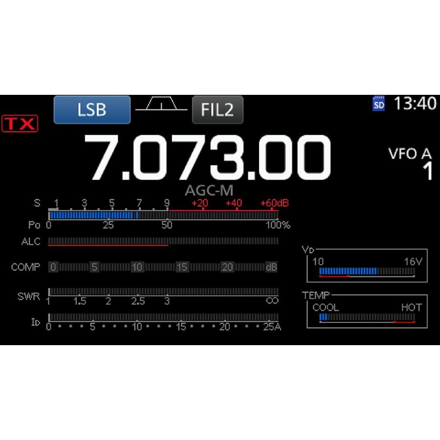 アマチュア無線 IC-7300M アイコム HF +50MHz SSB/CW/RTTY/AM/FM 50Wトランシーバー | ICOM | 05