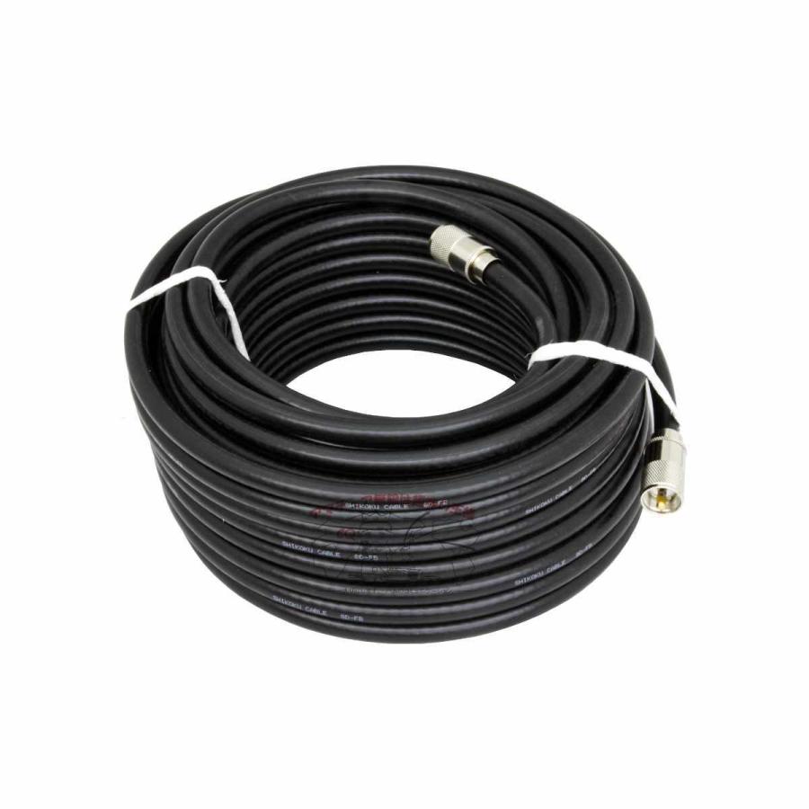 MPS-MPS 8D-FB L-20 同軸ケーブルセット 8D-FB 20m 金メッキ テフロン 四国電線 |  | 01