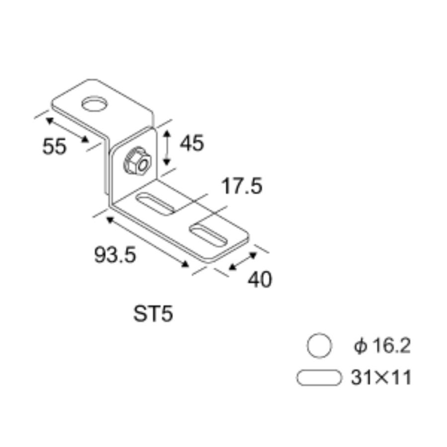 ST5 ナテック サイドミラー・大型車平板アンテナ基台 | NATEC | 02