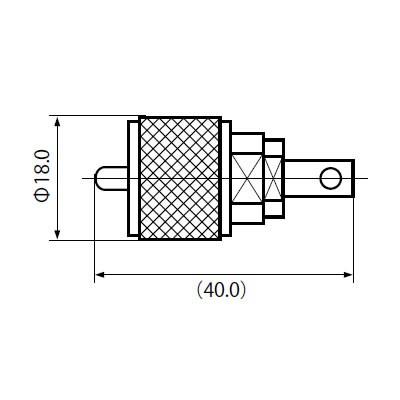 MP-2.5X MP型同軸コネクター（処理Ni） |  | 04