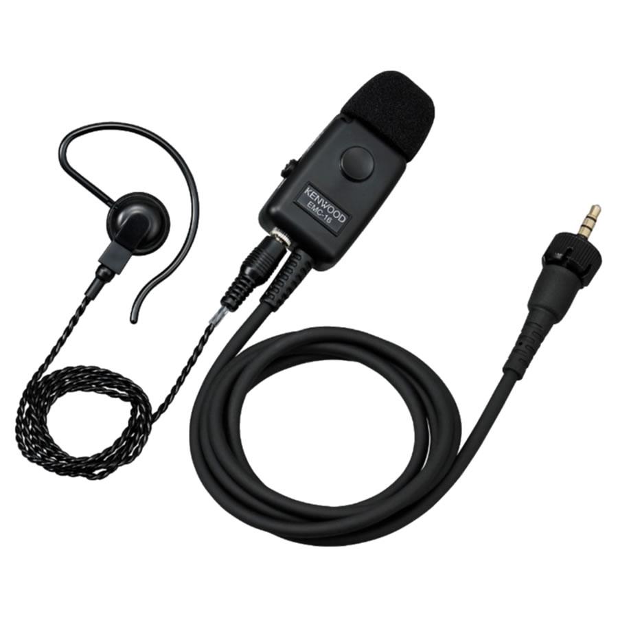 EMC-16 ケンウッド セカンドPTT対応イヤホン付きクリップマイク UBZ-M31E,UBZ-M51LE,UBZ-M51SE,TPZ-D563用<br> | ケンウッド | 01