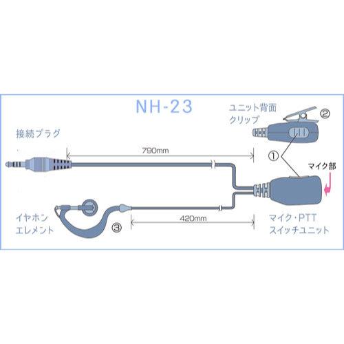 NH-23YS NEXTEC FRC イヤホンマイクロホン(トランシーバー専用) |  | 02