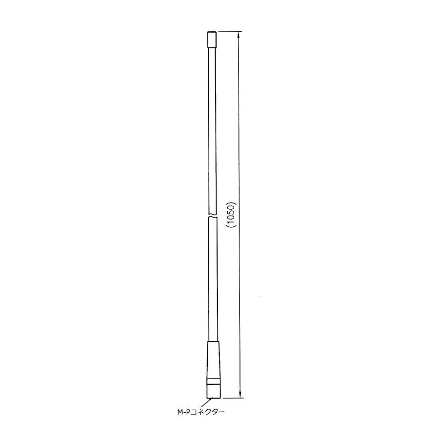 VM-1G コメット 144/430MHz ノンラジアルデュアルバンドモービルアンテナ ベランダ用にも最適 (全長 1.05m) | COMET（無線） | 02