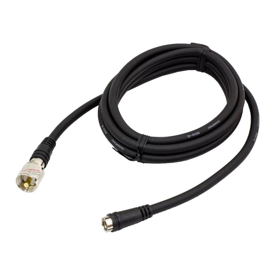 DQM-250 ダイヤモンド 車載用ワンタッチ分離ケーブル 無線機側ケーブル 無線機側ケーブル 5DQ-II 2.5m MP型 | 第一電波工業 | 01