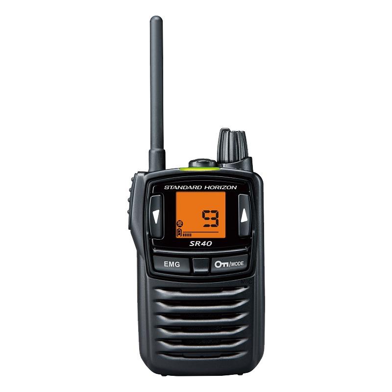 トランシーバー SR40 BLACK ブラック STR業務用通信機 特定小電力トランシーバー | 八重洲無線 | 01