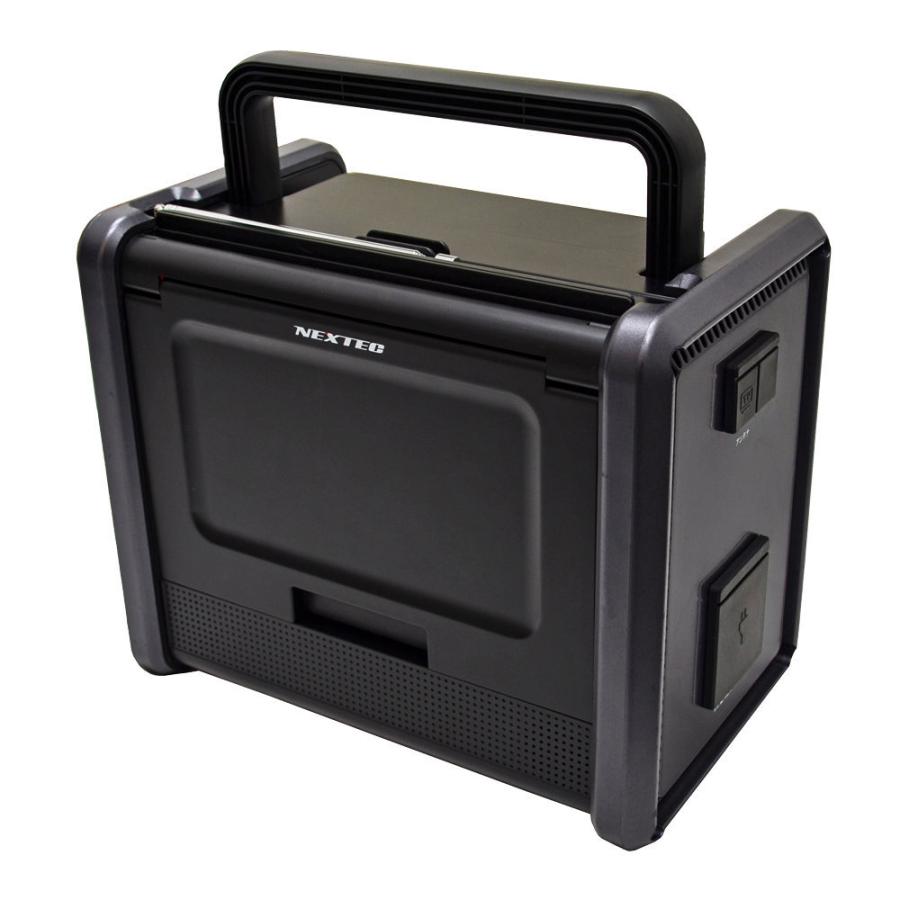 NX-PB600TVW NEXTEC 10.1型TV搭載 ポータブル電源 軽量5.8kg！キャンプや野外業務・災害時の備えに |  | 05
