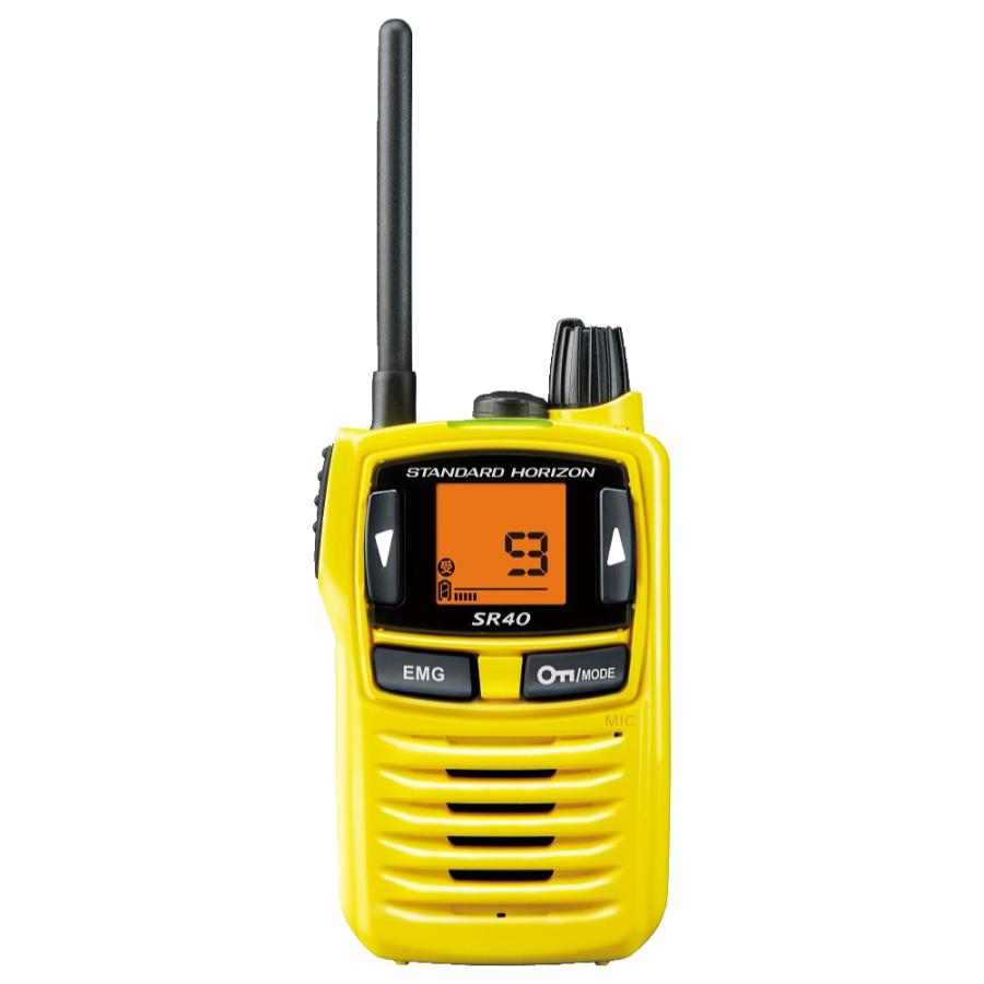 トランシーバー SR40 YELLOW イエロー STR業務用通信機 特定小電力トランシーバー | 八重洲無線 | 01