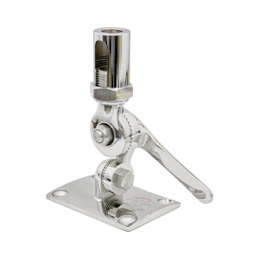 TK3566 ダイヤモンド 船舶用アンテナ取付金具 起倒式 モービルアンテナ取付基台付き 倒起式 国際VHF デジタル簡易無線 アマチュア無線等 MF150 MF350 MF750用 | 第一電波工業 | 01