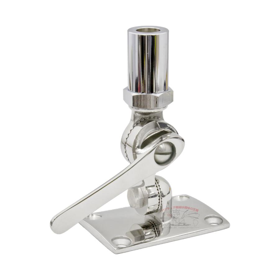 TK3566 ダイヤモンド 船舶用アンテナ取付金具 起倒式 モービルアンテナ取付基台付き 倒起式 国際VHF デジタル簡易無線 アマチュア無線等 MF150 MF350 MF750用 | 第一電波工業 | 02