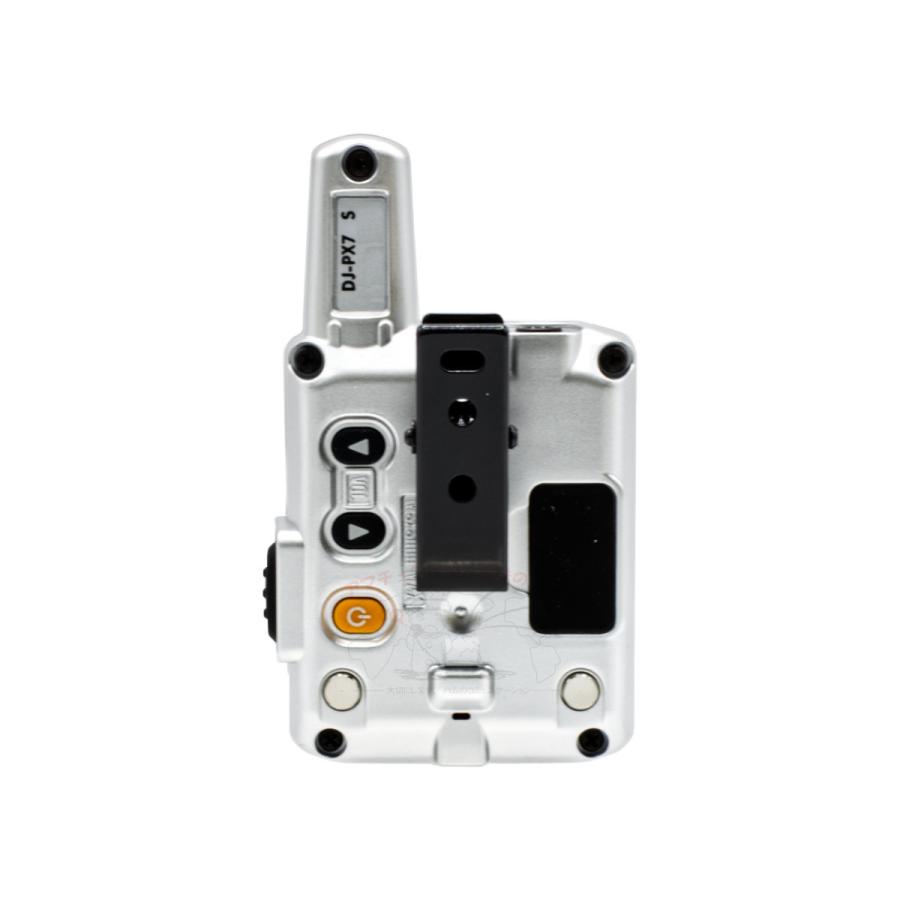 トランシーバー DJ-PX7S シルバー アルインコ 超小型特定小電力トランシーバー ラペルトーク２ACSH・エアクローンと無線連結中継に対応 | ALINCO | 02