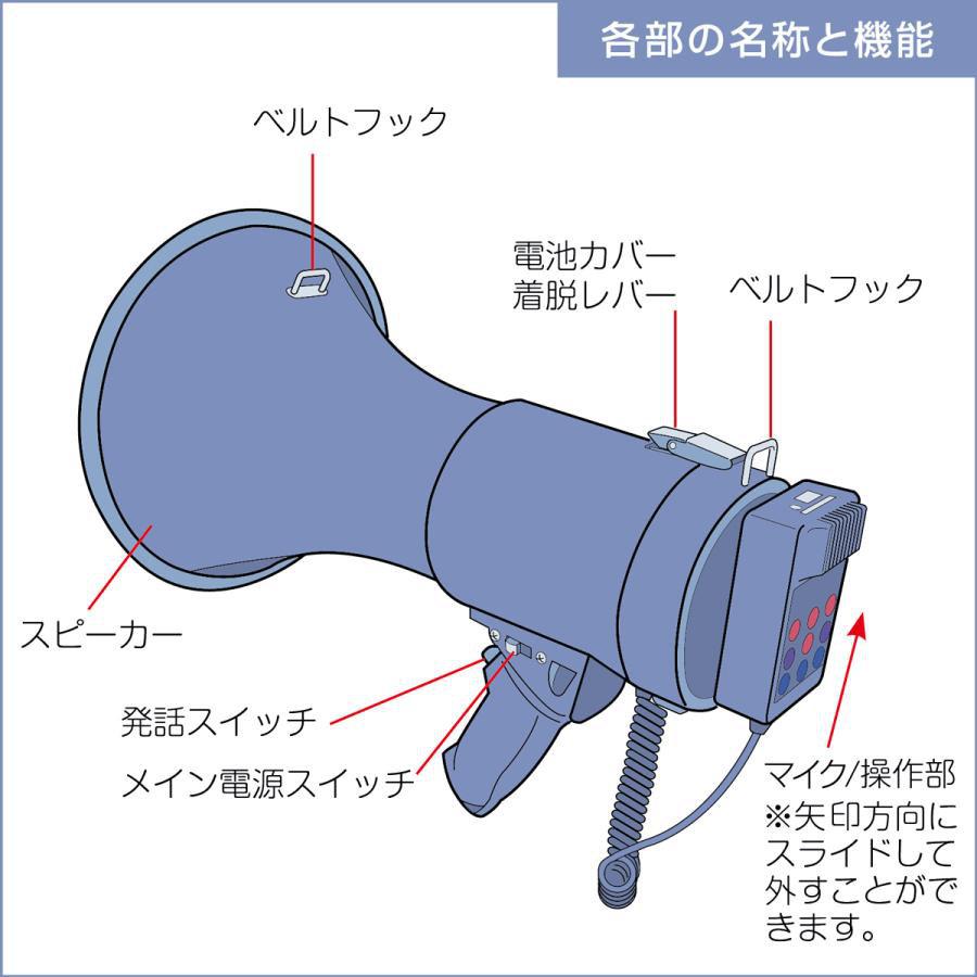 NX-BV50(W) NEXTEC ショルダーベルト付メガホン型拡声器 |  | 04