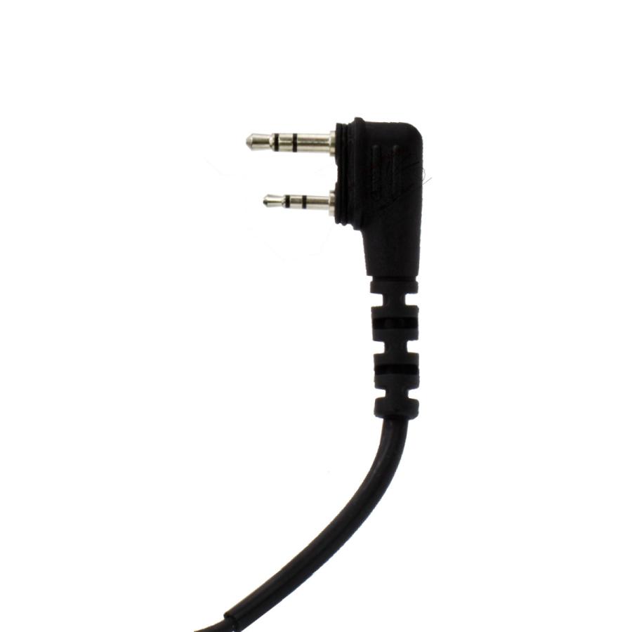 EM15LS ダイヤモンド ハンディ用イヤホンマイク (PTTロック機構付)L型2プラグスリムLSタイプ アイコム用 HM-166LS互換品 | 第一電波工業 | 02