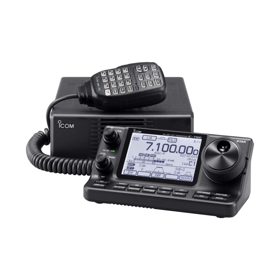 アマチュア無線 IC-7100#21 アイコム HF+50MHz+144MHz+430MHz (SSB/CW/RTTY/AM/FM/DV) 100W トランシーバー | ICOM | 01