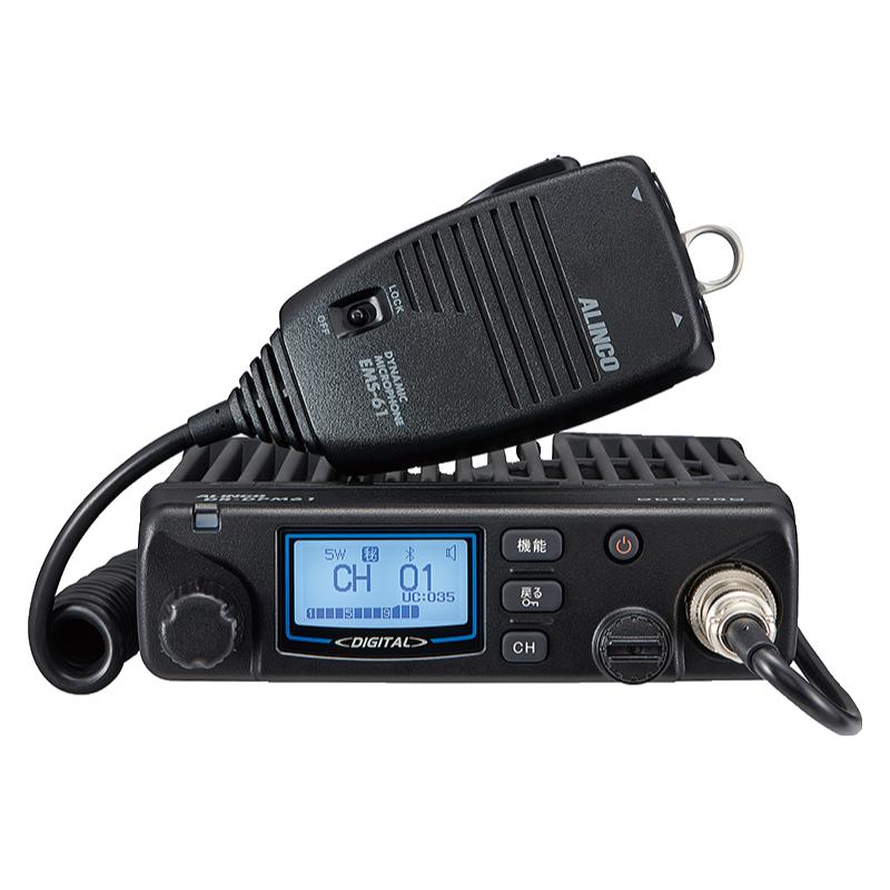 トランシーバー DR-DPM61E 82ch増波対応 アルインコ 車載用デジタル簡易無線(351MHz) 82ch 5W Bluetoothマイク対応 | ALINCO | 01