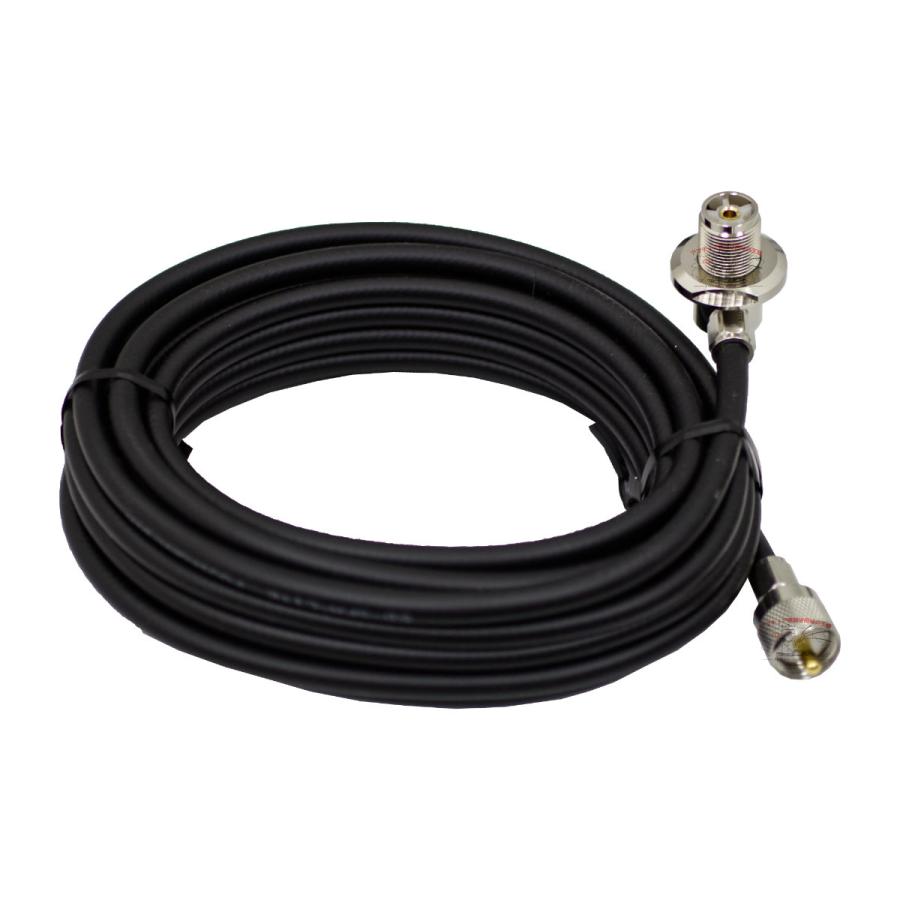 5D6MB SFA コメット 車載用同軸ケーブルセット ML-J-MP 5D-SFA-LITE 6m フジクラ・ダイヤ製 低損失5D-SFA LITE使用 | COMET（無線） | 01