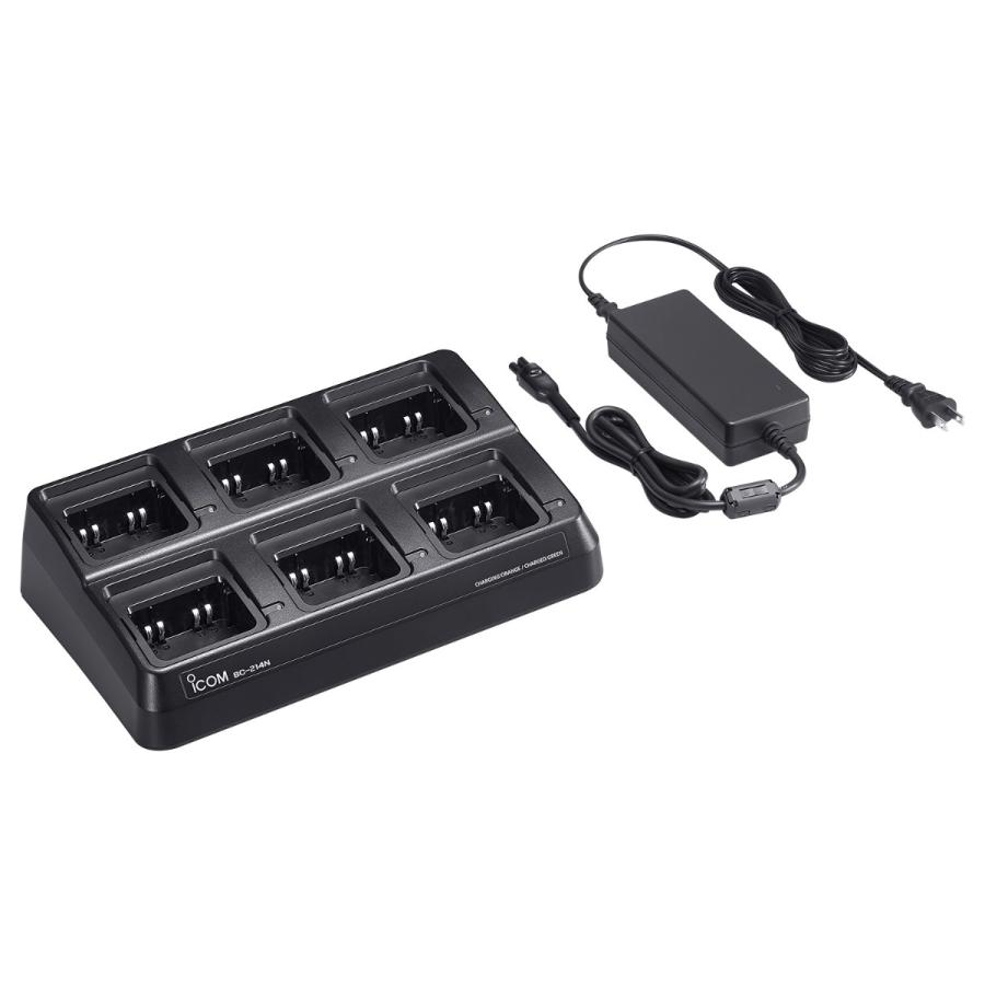 BC-214N #64 アイコム 6連充電器 IC-DPR7シリーズ用 ACアダプター付属 | ICOM | 01