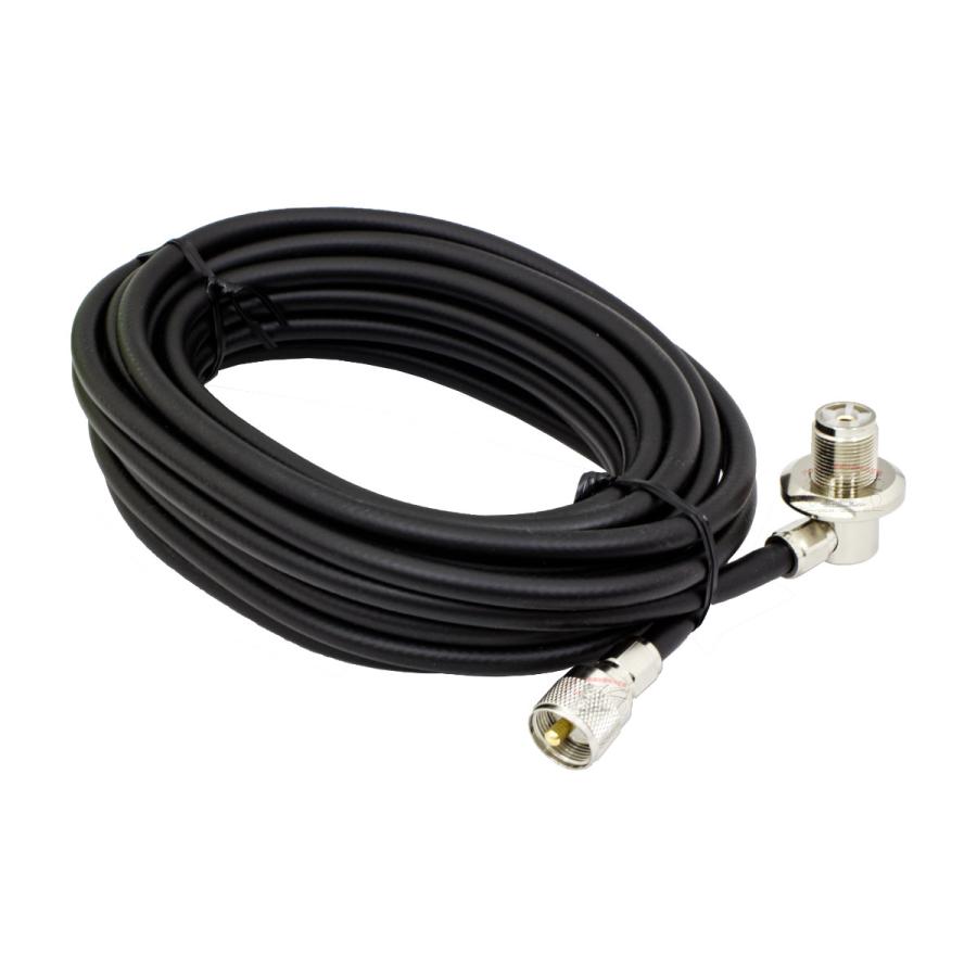 5D7MB SFA コメット 車載用同軸ケーブルセット ML-J-MP 5D-SFA-LITE 7m フジクラ・ダイヤ製 低損失5D-SFA LITE使用 | COMET（無線） | 01