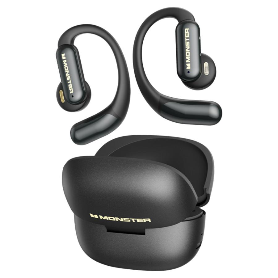 MH22259(BK)ブラック MONSTER Bluetoothオープンイヤーイヤホン Open Ear AC550 | MONSTER（オーディオ） | 01
