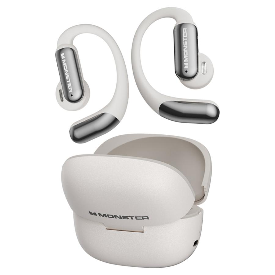 MH22259(WH)ホワイト MONSTER Bluetoothオープンイヤーイヤホン Open Ear AC550 | MONSTER（オーディオ） | 01