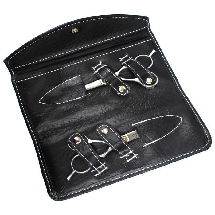 散髪ハサミ2本セット カットシザー セニングシザー 専用ケース付き