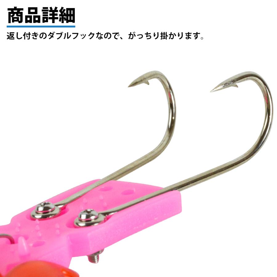 カニ ワーム ルアー 蟹 付 タコ釣り タコエギ 大型 120g タコ掛け 蛸