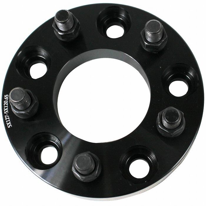 ワイドトレッドスペーサー 4個 25mm厚 127x5 JK, JLラングラー等 ラングラー ワイド トレッド スペーサー 25.4mm 2枚SET 5H PCD