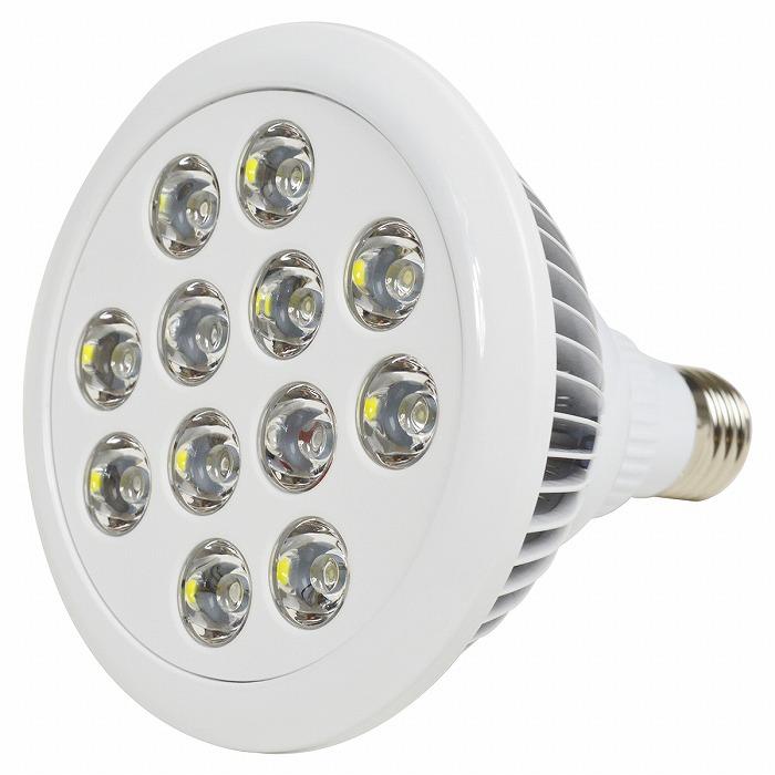 水槽 用 スポット ライト 24W 電球 12LED 青2白10 口金 E26