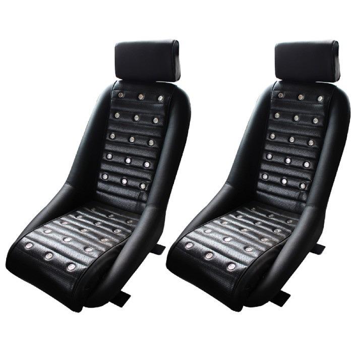 日産（NISSAN） バケットシート 二脚セット レプリカ 旧車 レトロ PVC