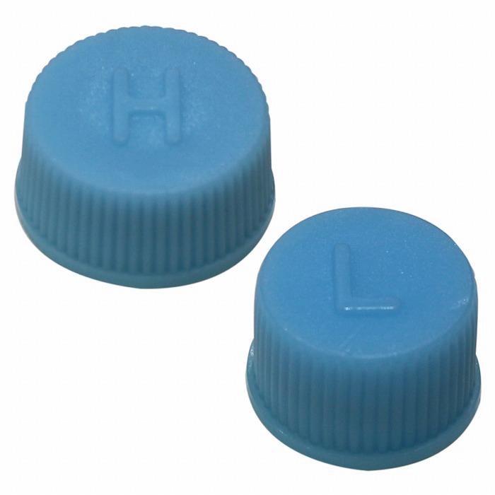 R134a（高圧 H/ 低圧 L） キャップ 2個セット カ―エアコン 補修 修理 自動車 エアコン バルブ キャップ 蓋 高圧 低圧 セット | 