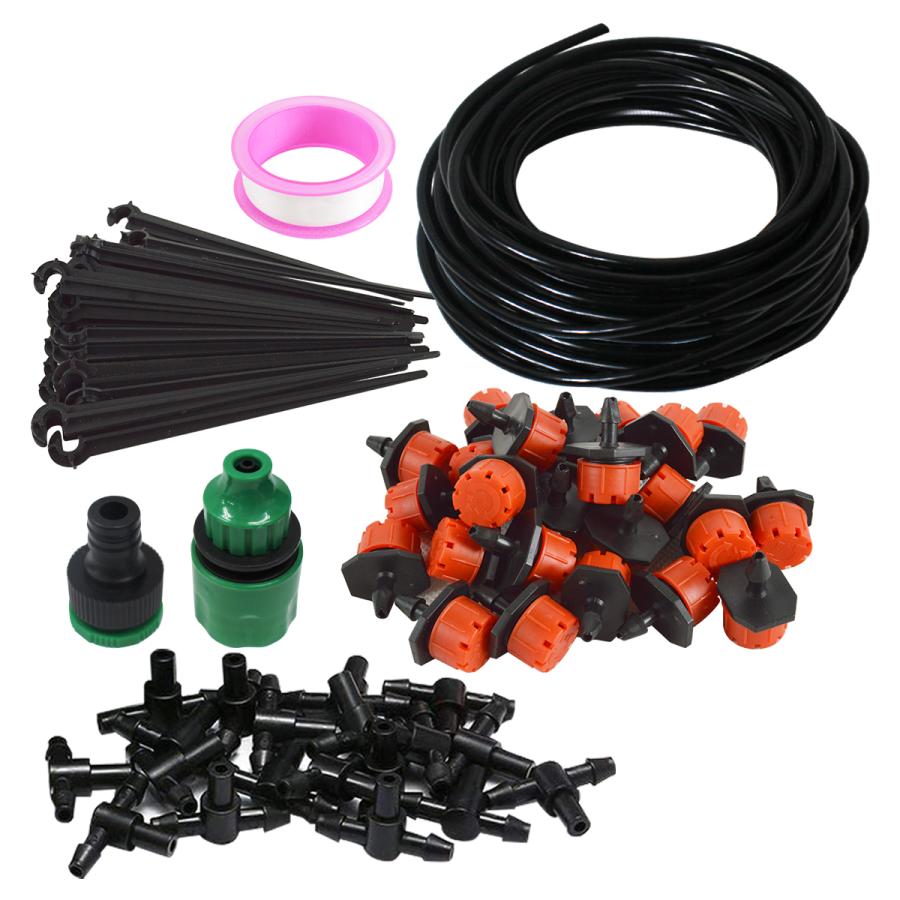 ガーデン シャワー 散水 ホース 15m ノズル 25ヶ 花壇 水まき 自動