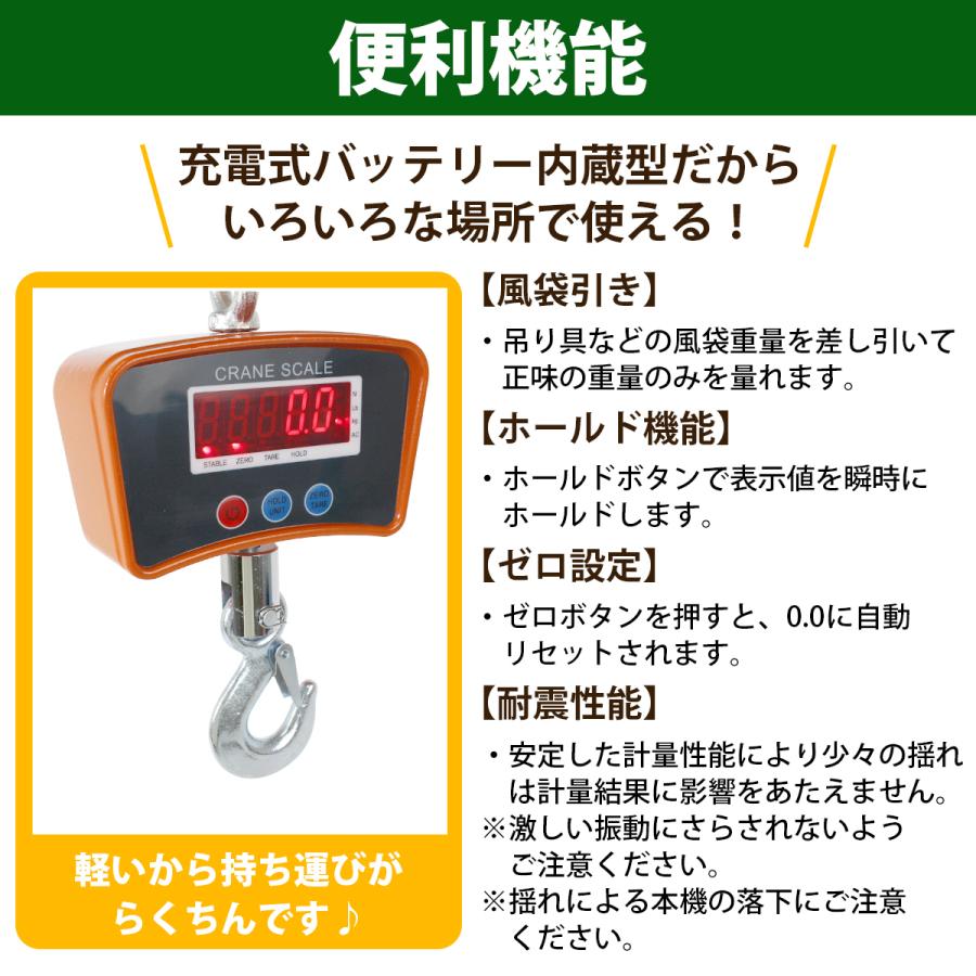 優れた品質 充電式 デジタルクレーンスケール 吊秤 Ac100v 0 5トン 500kg 計量 はかり 測り 球体 吊り下げ 吊り秤 測定器 重量計 Tonna Com