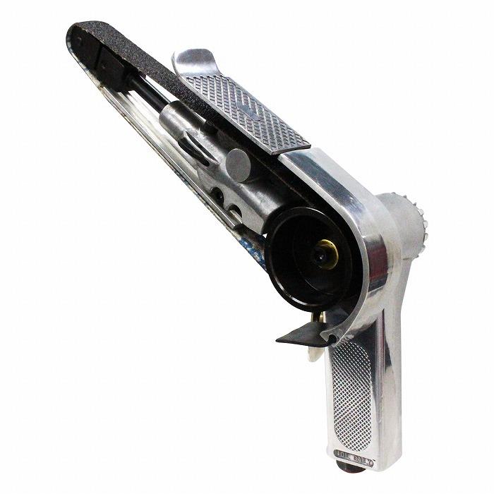 エアーベルトサンダー 角度調整 20mm 紙やすり 替えベルト付き エアーベルトサンダー 角度調整 20mm 紙やすり 替えベルト付き