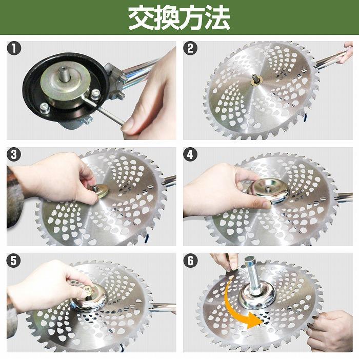 草刈り機 替え刃 替刃 【高品質】 【30枚セット】個別包装】草刈機用チップソー 2枚】草刈り チップソー 替刃 外径 230mm 刃数 36枚刃 穴径 25.4