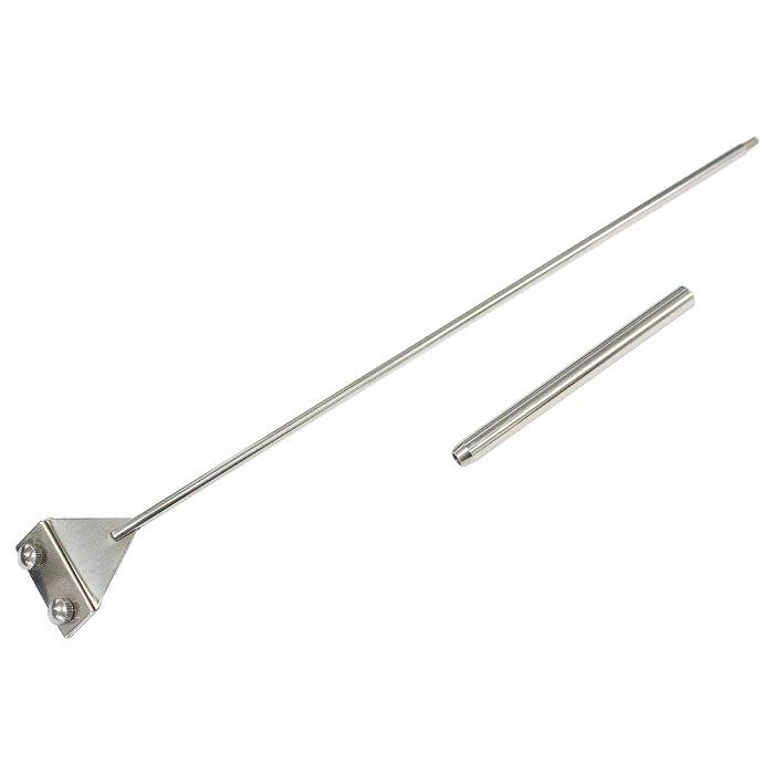 ステンレス 46cm 460mm 水槽 メンテナンス ロング スクレーパー 2段式 清掃 ヘラ ステン コケ スクレーパー 錆びない 丈夫 | 