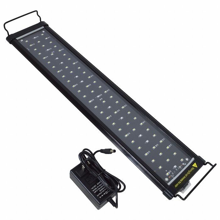 60cm〜80cm 青/白 水槽 LED 照明 伸縮プレート型 薄型スリムタイプ