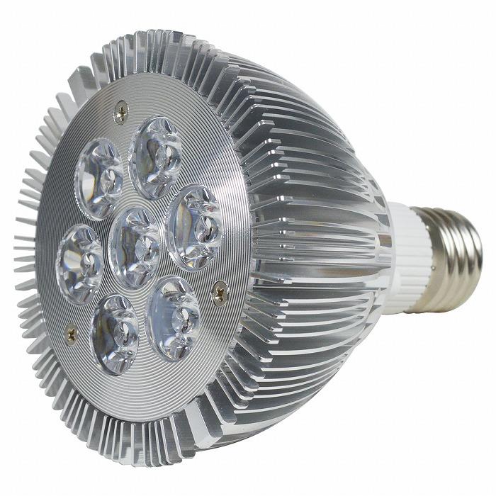 水槽 用 スポット ライト 14W 電球 7LED 青4/赤3灯 口金 E26 アクアリウム 電球 照明 植物育成 水草 サンゴ 熱帯魚 観賞魚 | 