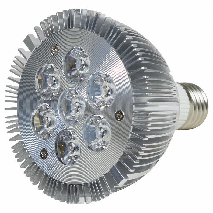 水槽 用 スポット ライト 14W 電球 7LED 青7灯 口金 E26 アクアリウム 電球 照明 植物育成 水草 サンゴ 熱帯魚 観賞魚 | 