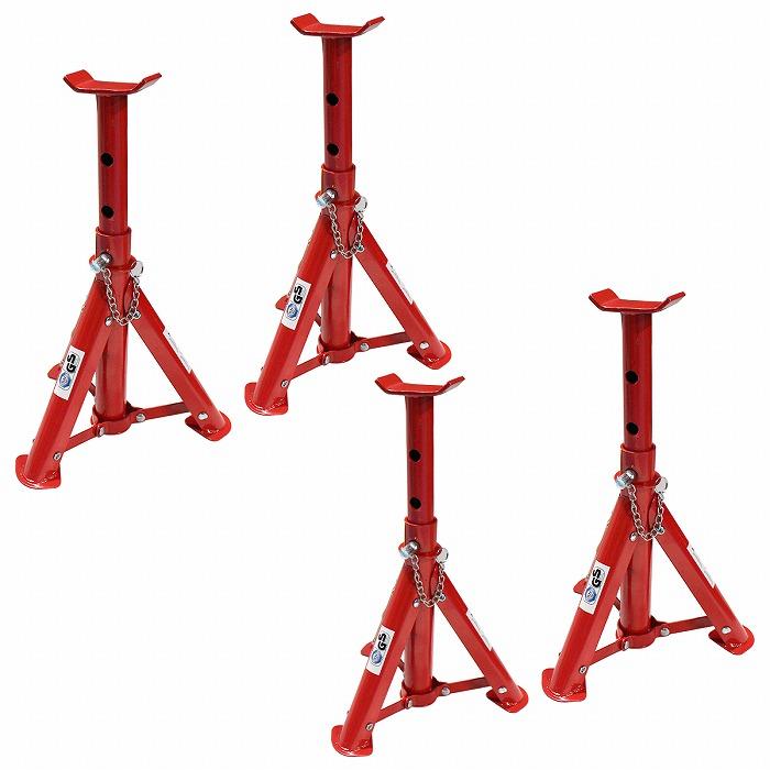 値下げ2トンフロアジャッキ　ウマ　ジャッキスタンド4個セット 4基セット』ジャッキスタンド 2t 馬ジャッキ タイヤ交換 整備 ジャッキ