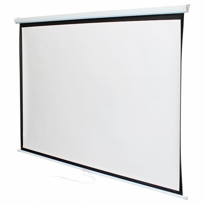 高画質 100インチ 100型 4:3 手動 巻き 吊り下げ式
