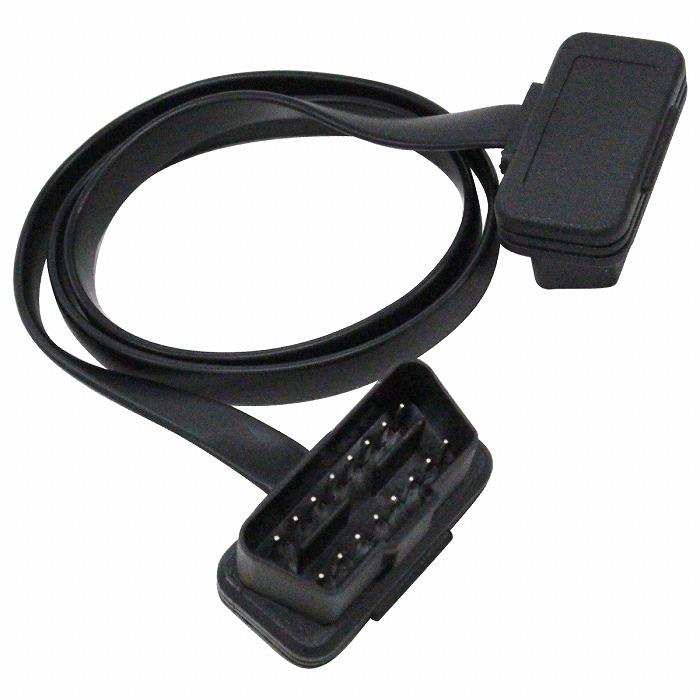 フラット延長ケーブル OBD2 OBDII 16ピン 16pin 延長配線 厚さ フラット延長ケーブル OBD2 OBDII 16ピン 16pin 延長配線 厚さ