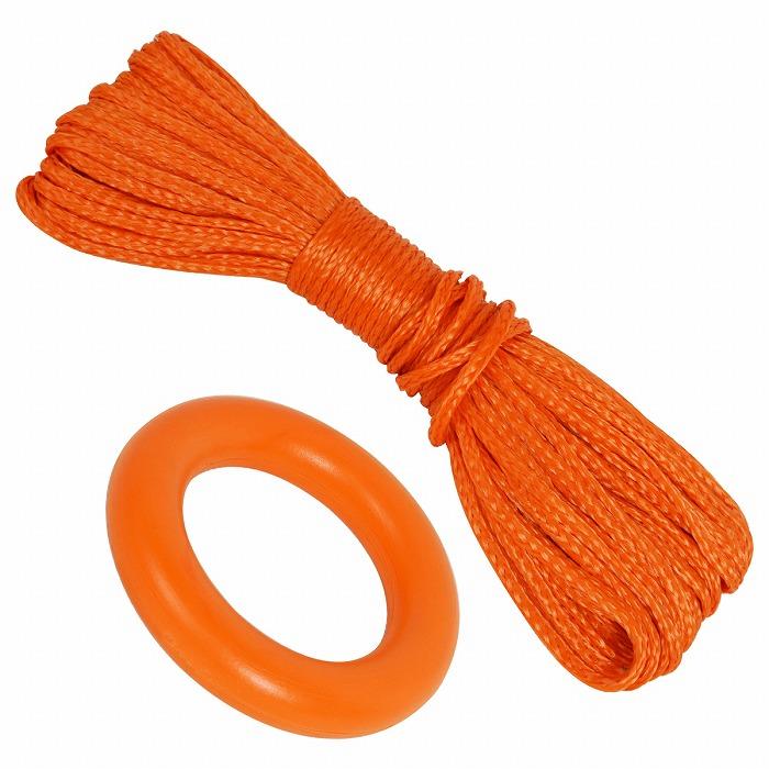 レスキューロープ 救命リング 6mm 30M フロート ロープ 事故 災害 救助 救命 水に浮くロープ 海 川 釣り 船 ボート ジェット | 