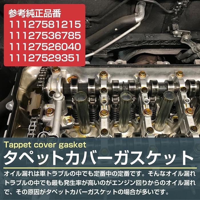 シリンダー ヘッドカバーガスケット BMW E65 E66 730i 11127581215