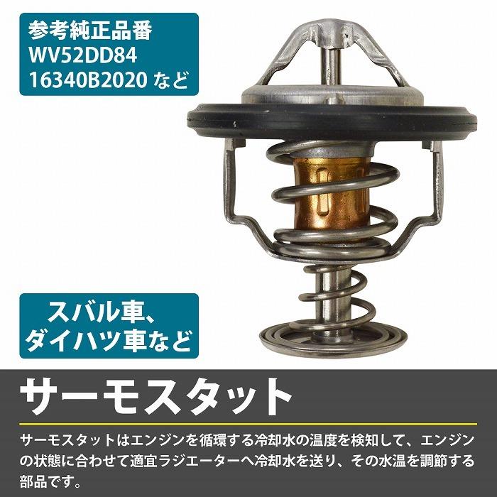 サーモスタット ダイハツ ムーヴ カスタム L175S L185S サーモスタッド